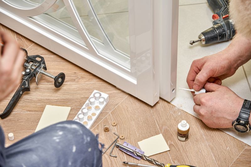 Wood Sliding Door Installation in Cary, NC